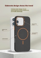Coque de téléphone de luxe antichoc en TPU souple à texture litchi avec anneau magnétique intégral pour iPhone 12 13 14 15 16 17 Pro Max Plus