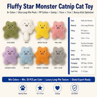 Jouet à mâcher pour chat en peluche en forme de hamster mignon avec herbe à chat naturelle pour chatons d'intérieur et chats adultes