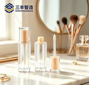 Clear PETG <b>Lip</b> Gloss Bottle 5ml Screw Cap Empty Refillable Cosmetic Container for <b>Lip</b> Balm Makeup - Product Image 6