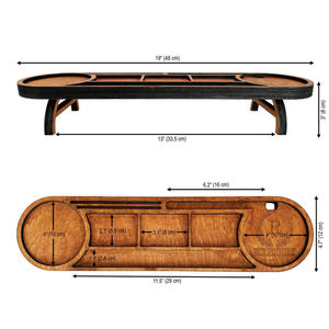 Organizador de escritorio de madera, soporte de almacenamiento multifuncional rectangular para escritorio, accesorios de oficina, soporte para teléfono y tableta - Product Image 5