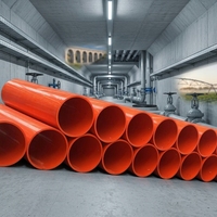 Tuyau d'évacuation d'urgence en PEHD anti-impact, résistant à l'usure, pour tunnels routiers