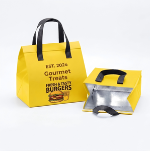 Bolsa Térmica Aislante Personalizada para Entrega de Alimentos, Bolsa de Aluminio para Llevar Comida de Restaurante - Product Image 1