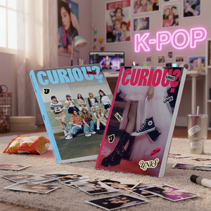 UNIS K-Pop 1er Single CURIOUS Photobook 84 p Korean Idol Sobre Photobook con 84 Page Sticker Famosa Publicación Electrónica - Product Image 3