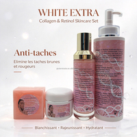 Kit de Soins Éclaircissants au Rétinol et Crème Raffermissante au Collagène Hydratation Intense pour Visage et Corps, Nettoyant Visage – Vente en Gros