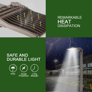 Nueva fábrica de moldes Venta directa ETL Outdoor IP65 AC Powered 100W-300W Aluminio LED Estacionamiento Street LED Shoe Box Light - Product Image 5