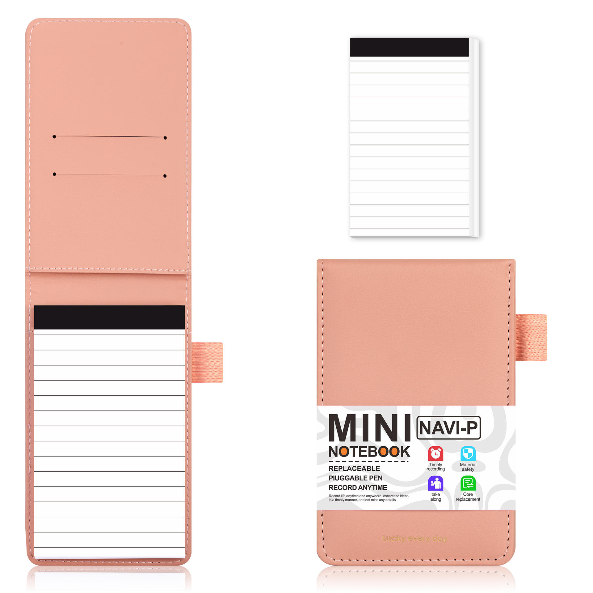 Rosa-Línea transversal