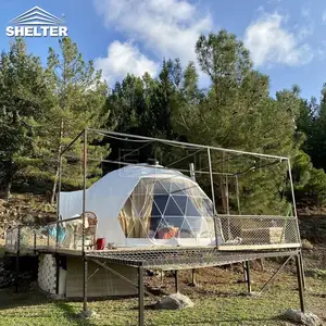 Professional factory made cheap price geodesic dome home outdoor dome tent for sale