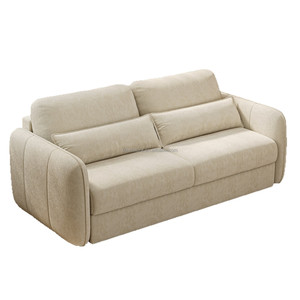 Modern Fabric <b>Sofa</b> Bed <b>Sleeper</b> Space Saving Couch Hotel Apartment <b>Sofa</b> with Mattress Memory Foam Folding Convertible <b>Sofa</b> Bed - Product Image 3
