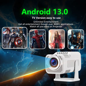 ポータブルプロジェクターHY320miniデュアルWifi 6屋外ワイヤレスポータブルプロジェクターAndroid 13スマートミニホームシアタービーマー - Product Image 4