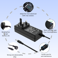 MYIXI Uk 3 broches 24v 2.5a Ac Dc adaptateur d'alimentation de bureau 12v 5a adaptateur d'alimentation universel UKCA CE