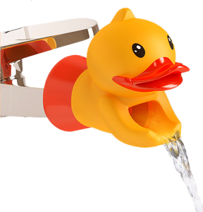 קריקטורה של בעלי חיים קריקטורה ברז מים הרחבה pvc ילדים של מדריך שטיפת מדריך לכיור - Product Image 3