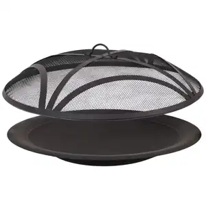 Outdoor Camping Backyard Steel Heat-Resistant Fire Pit Bowl Stand