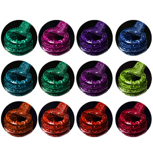 Vernis à ongles gel effet œil de chat pailleté 5 ml, flacon en plastique brillant, vernis gel magnétique pour manucure et nail art - Product Image 5