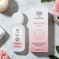 Brume Tonique Visage Fermentée au ADN de Saumon Sauvage PDRN Micro-encapsulé, Raffermissante, Anti-âge, Lissante Rides, Hydratante et Réparatrice