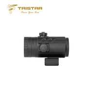 Tristar Red Dot Flip-to-Side Magnifier EagleTalon 3X26 Scope With Red Illuminated Etched Reticle for Hunting and Precision