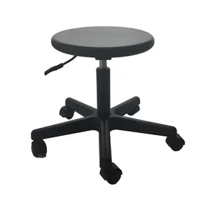 KEDE 2023 Foshan Height Pu Swivel Chair Stools For Kitchen Bar Adjustable Antistatic Chair