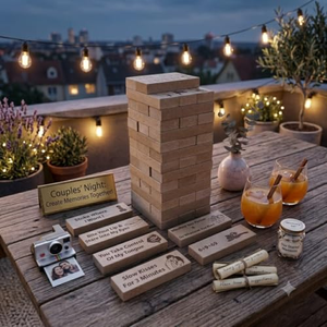 Jeu de Tour de Blocs Coquin pour Couples - Jeu de Soirée Sexy pour Adultes - Cadeau de Saint-Valentin - Tour de Blocs Empilables pour Fêtes et Soirées Audacieuses - Product Image 5
