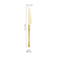 Hochwertiges 304 Luxus Goldenes Besteckset Edelstahl Messer Gabel Löffel Gold Besteckset Matt-Gold Besteckset für Hochzeiten