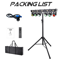 Support mobile Reiz 120W pour 6 projecteurs à tête mobile, effet stroboscopique RGB, DMX512, contrôle sonore, éclairage de scène pour DJ, discothèque, spectacle