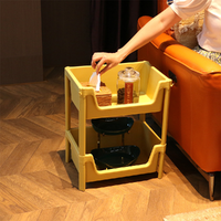 En gros, Chariot de rangement mobile sur pied pour collations, organisateur de cuisine et salle de bain, étagère utilitaire domestique