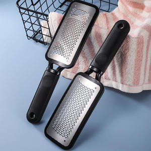 Lima de pie de doble cara con mango de plástico, removedor de callos ligero para piel muerta, herramienta de pedicura de grano grueso/fino esencial - Product Image 6