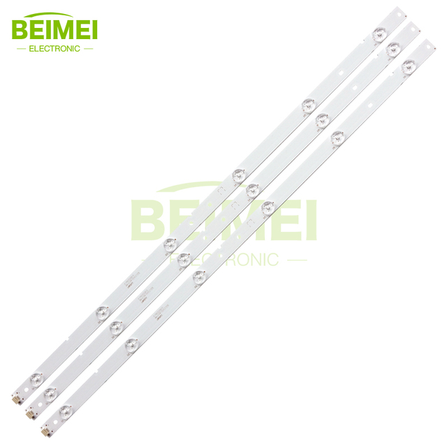 TV LED Backlight Strip GJ-2K16-490-D712-P5-R LB49016 V1-00 for SHARP 6LED 3V 495MM 3pcs/set for TV Replacement