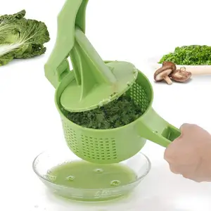 Household Kitchen Vegetables Plastic Tools Stuffing Press Fruit Water Squeezer