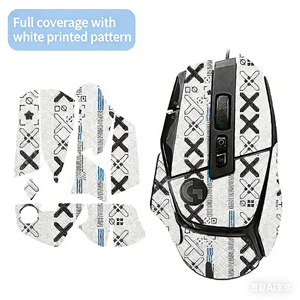Pegatinas Antideslizantes e Impermeables de Material PU para Ratón G502 X PLUS, Película Protectora para la Palma y Almohadillas para los Pies del Ratón, en Stock - Product Image 6