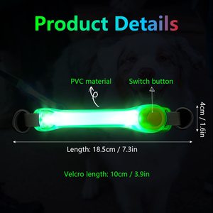 <span class=keywords><strong>Collar</strong></span> de perro con luz LED, <span class=keywords><strong>Collar</strong></span> de perro luminoso, tira de luz LED de seguridad para perros, gatos, seguridad brillante para la noche - Product Image 5