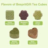 Cubos de Té Instantáneo con Sabor Personalizado, OEM/ODM de Fábrica, Pellets de Té, Bebida Saludable de Frutas y Flores, Set de Regalo al por Mayor