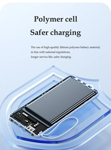 Nulike Bán buôn giá rẻ biểu tượng tùy chỉnh 10000mAh/20000mAh khẩn cấp ngân hàng điện pin lithium di động sạc nhanh ngân hàng điện - Product Image 3