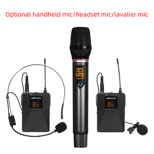 302 conferenza vocale portatile UHF karaoke di canto del dinamica risvolto lavalier microfono senza fili professionale