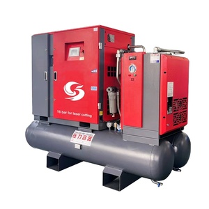 Kalors 15Hp 11Kw compressore d'aria a vite industriale stazionario con serbatoio dell'essiccatore dell'aria - Product Image 2