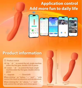 Vibrateur contrôlé par application, double extrémité, stimulation du point G, massage vibrant, stimulateur du clitoris féminin, jouets sexuels en silicone pour femmes - Product Image 5