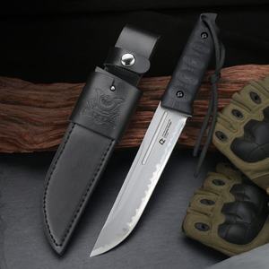 มีดใบตายสแตนเลส KIRISHIMA2 ด้ามจับ G10 อเนกประสงค์ สำหรับกิจกรรมกลางแจ้ง เอาตัวรอด ตั้งแคมป์ ล่าสัตว์ ปรับแต่งได้ ระดับ OEM - Product Image 5