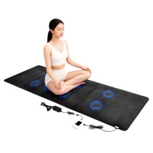 Tapis <span class=keywords><strong>chauffant</strong></span> relaxant pour le corps entier Healthymate 60*200 cm, tapis de guérison par fréquence magnétique, tapis énergétique en cristal naturel à sept chakras - Product Image 6