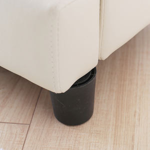 Sofá cama con marco de madera Premium, cubierta de cuero para mascotas - Product Image 3