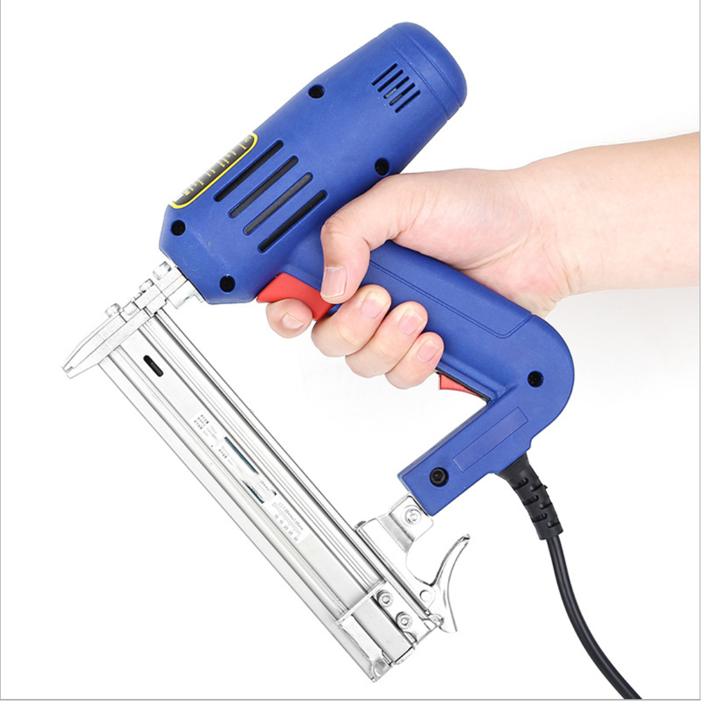 30mm Lower Noise Handheld Electric Brad Nail Crown Stapler Gun Portable Electric Nailer Gun