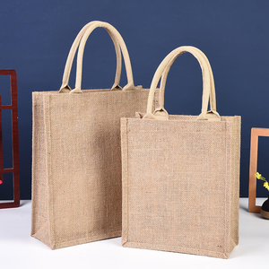 Bolsa de Compras de Yute y Algodón Ecológica Grande al por Mayor con Asas, Personalizable con Logotipos, para Playa o Compras - Product Image 5