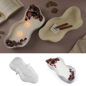 Silicone Mold Irregular Shape <b>Candle</b> Boat DIY <b>Candle</b> Making Reusable Mold For Craft Projects - Product Image 2