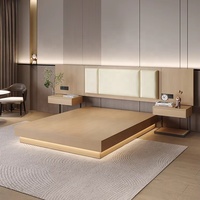 Fournisseur d'usine : Ensemble de mobilier de chambre d'hôtel 5 étoiles de luxe, moderne et confortable, sur mesure, avec lit king size