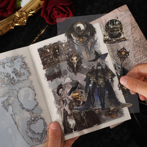 หนังสือสติกเกอร์สร้างสรรค์สำหรับสัตว์เลี้ยงสำหรับบันทึกที่เขียนด้วยลายมือหนังสือ<span class=keywords><strong>สวด</strong></span>สำหรับคืนที่มืด20แผ่น/แพ็ค - Product Image 4