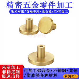 Brass Bolts 46mm Diameter CNC Lathe Machined Non Standard <b>Fasteners</b> Customizable Finishing Surface - Product Image 5