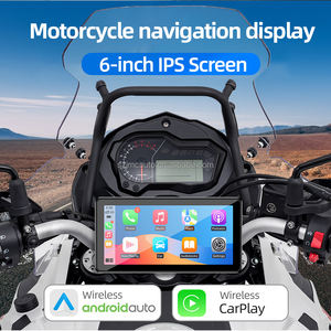 JMC เครื่องบันทึกการขับขี่รถจักรยานยนต์แบบไร้สายหน้าจอสัมผัส6นิ้วระบบแอนดรอยด์กันน้ำอัตโนมัติรองรับดีวีอาร์ - Product Image 2