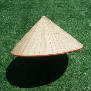 قبعة من الخيزران الآسيوي قبعة من القش الياباني قبعة مزارع فيتنامية - Product Image 4