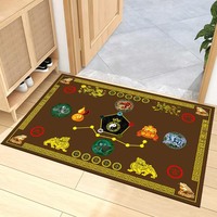 Tapis d'entrée chinois Feng Shui Sept Étoiles Porte-Bonheur, imprimé Bagua Pixiu, antidérapant, fabriqué à la machine, pour la maison