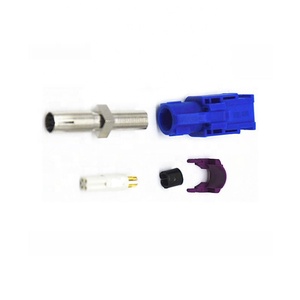 Conector Hembra en Ángulo Fakra HSD LVDS de 4 Pines RF de Cobre para Crimpado, Código C 6A SMB PCB para <span class=keywords><strong>Dacar</strong></span> 535 4 polos - Product Image 2