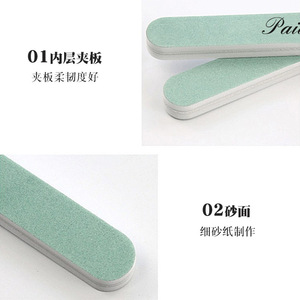 Paie Double Sided <b>Nail</b> <b>File</b> 600/3000 Grit Professional <b>Nail</b> Care Buffer Rectangular Shape - Product Image 4