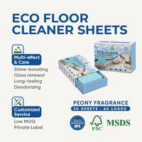 Feuilles de Savon Nettoyant Multi-surfaces Parfumées à Moussage Rapide, Éclaircissantes et Nettoyantes en Profondeur pour Sols (OEM/ODM)