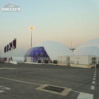 Dôme d'astronomie à projection 360° 20m 30m 40m 50m Cinéma Événement Dôme monolithique